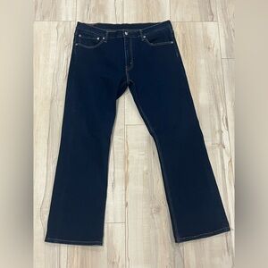 Levi's 527 36x32 Men's Relaxed Fit Dark Blue Jeans